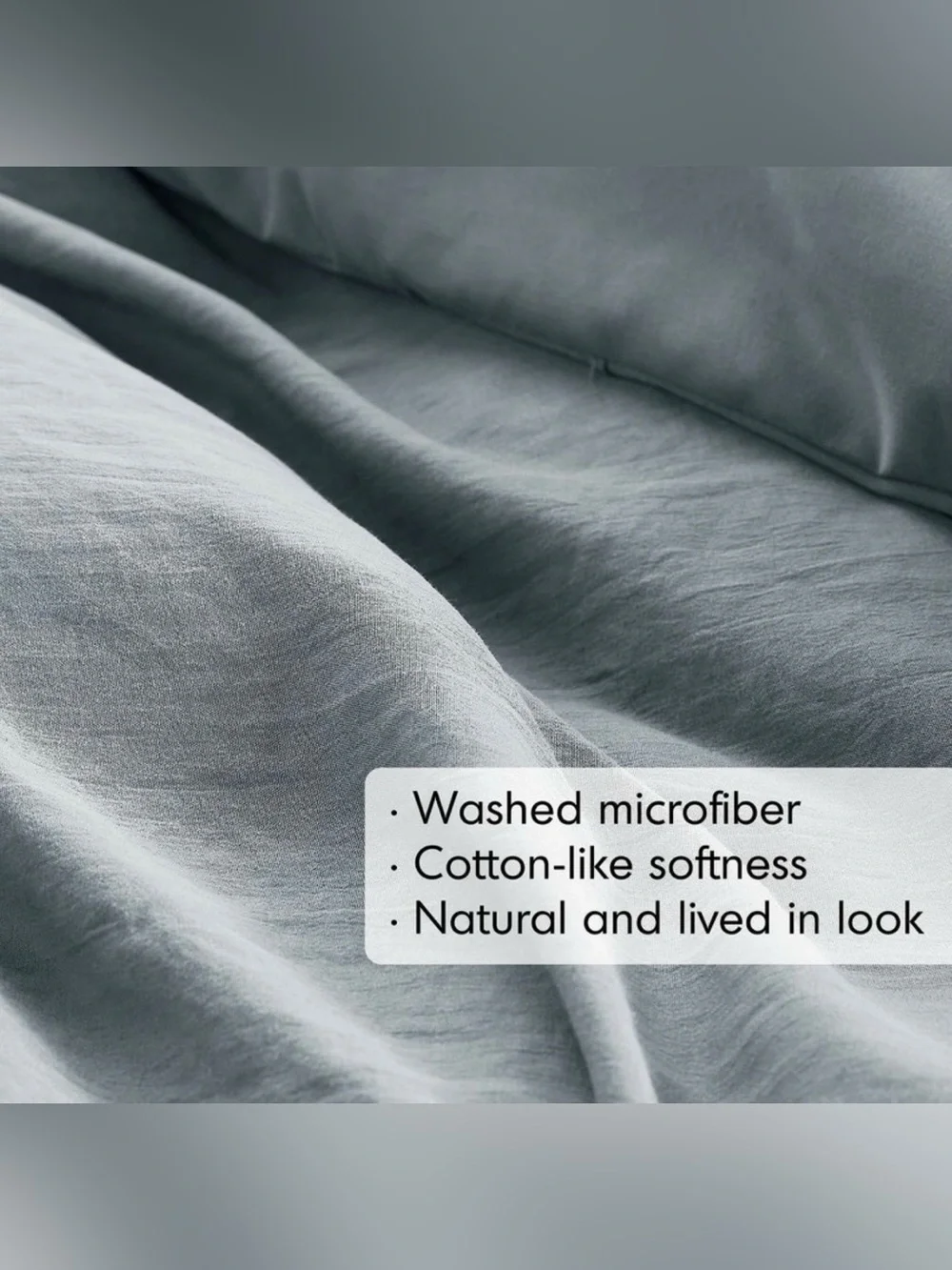 Target - 510 Design Gray-blue Porter Soft Washed Pleated Comforter Set (Queen)
